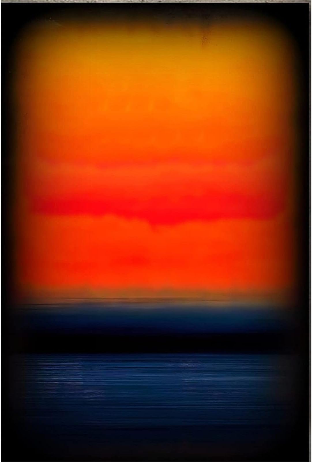 Blue, Rothko Mark Orange Artchive – Rothko Mark by (1961) Red Orange, Blue, アートポスター Red & コレクション